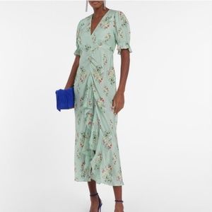 RIXO Ariel floral cotton and silk dress - 6